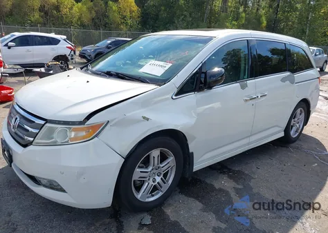 2012 Honda Odyssey Touring/Touring Elite from USA, damaged, VIN 5FNRL5H91CB143284